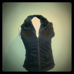 Brown Reversible Vest