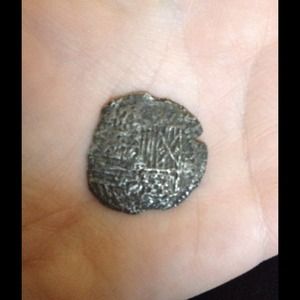 Authentic Atocha treasure coin 4 reales grade 2