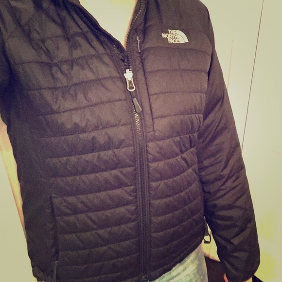 Black northface coat