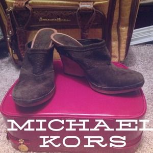 Michael Kors suede clogs!