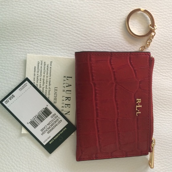 Ralph Lauren leather ID and key chain holder - Picture 2 of 4