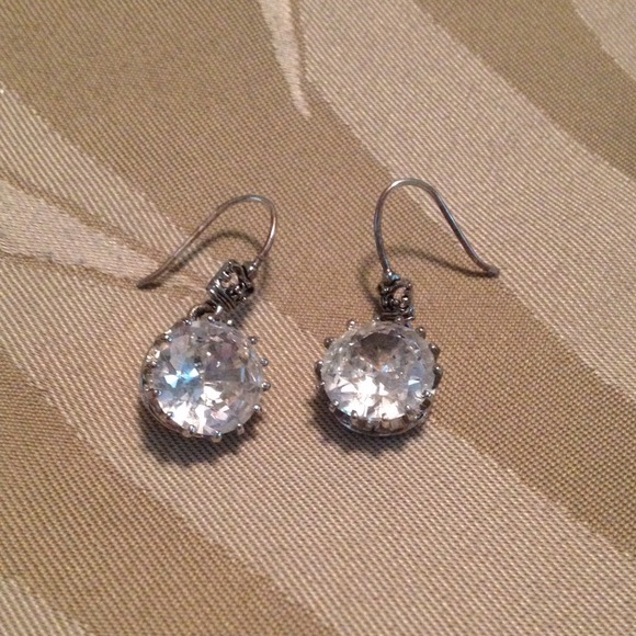 Juicy Couture Diamond Teardrop Earrings