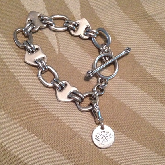 Sterling Silver Juicy Couture Charm Bracelet