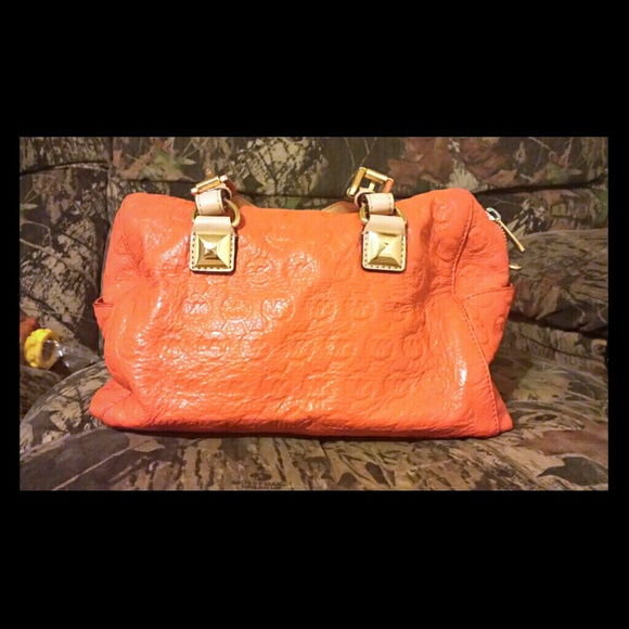 Orange micheal kors handbad