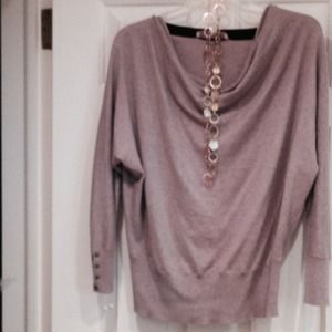 Ann Taylor loft beige dolman top