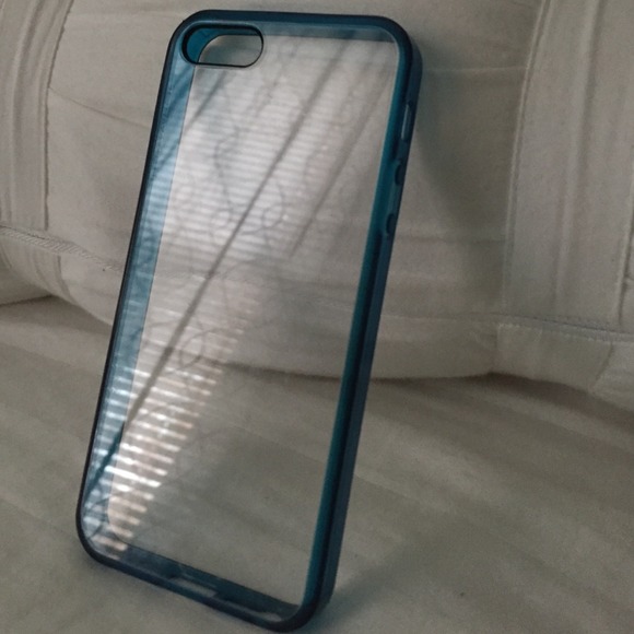 Luvvee Case For iPhone 5/5s clear with blue