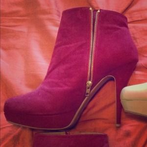 ALDO Red Suede Boots