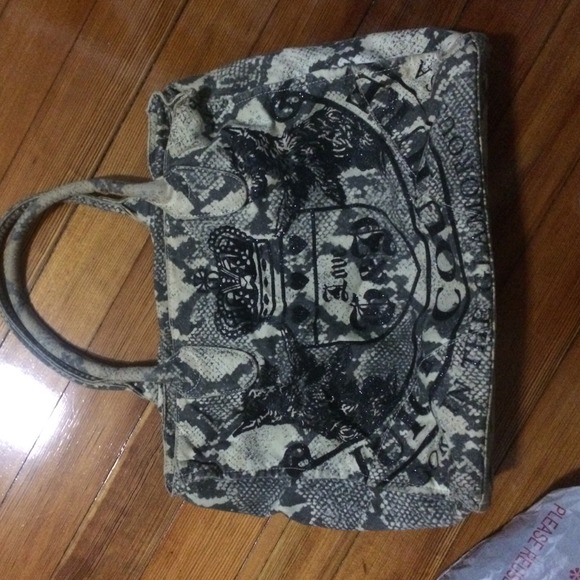Juicy couture cloth handbag