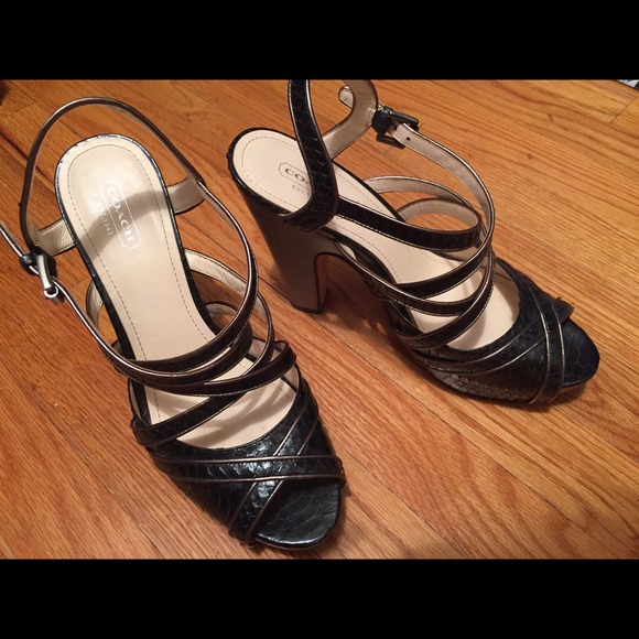 Coach Platform Sandals - Picture 1 of 4