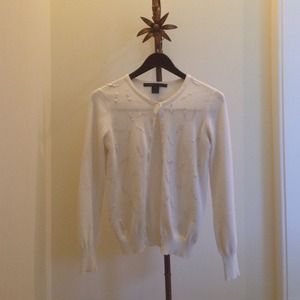 Marc Jacobs Creme Angora Cardigan.