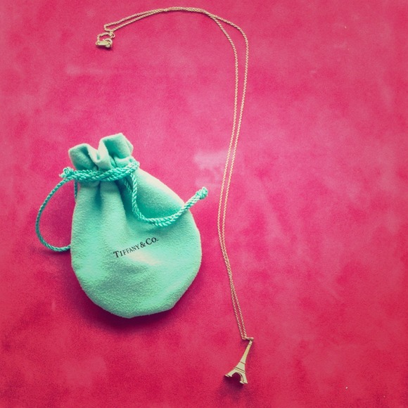 Tiffany & Co. Jewelry - Authentic Tiffany Chain & Eiffel Tower  Pendant