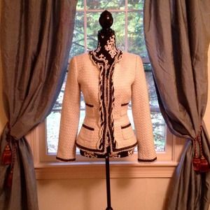 Chanel-esque WHBM Pearl Blazer