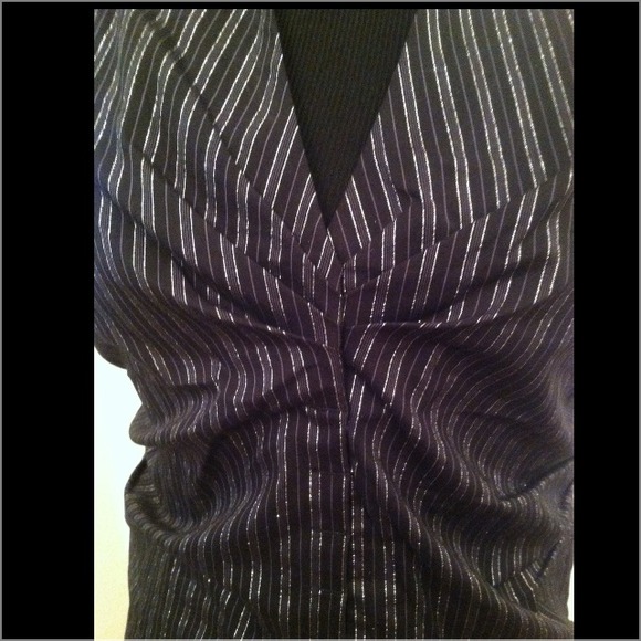 SOLD! Bundled. Express Metallic Accent Shirt, szM - Picture 3 of 4