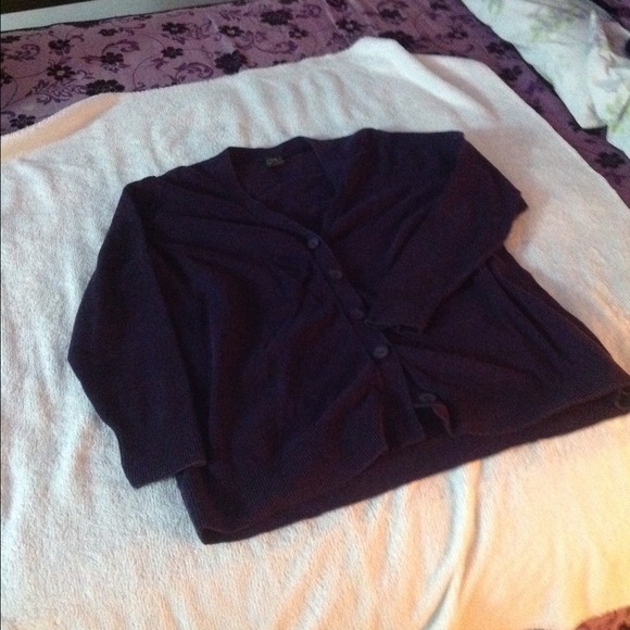 Dark purple sweater