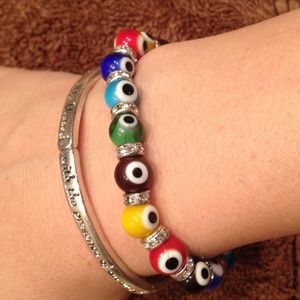 Multicolor Evil Eye Bracelet