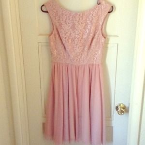 Blush Kneelength dress