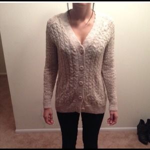 Button up long sleeve sweater/cardigan