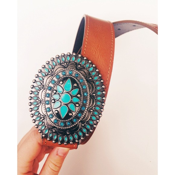 Turquoise Boho Belt
