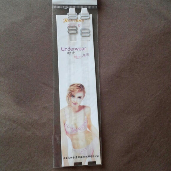 Clear bra straps