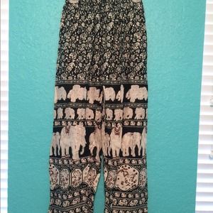 Flowy elephant pants