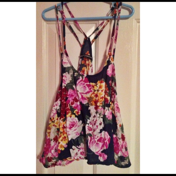 Brandy Melville Floral Tank