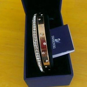2 Swarovski bangles. Only worn a couple of times.