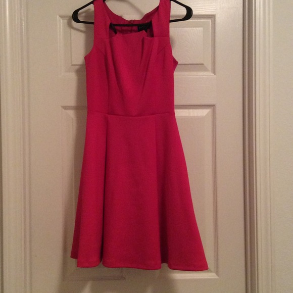 A pink dress