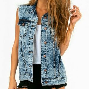 VIBRANT ACID WASH OUT VEST