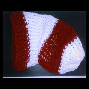 Hand knitted slouch benies