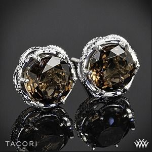 Beautiful Tacori Smokey Quartz earrings