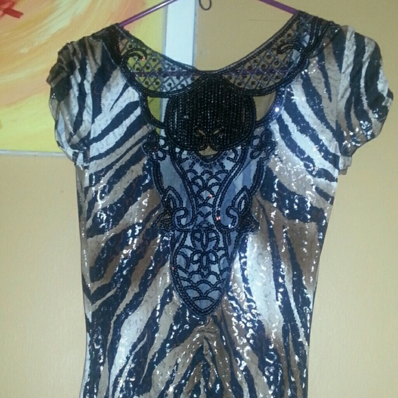 NWOT Cheetah Party Dress - Picture 2 of 4