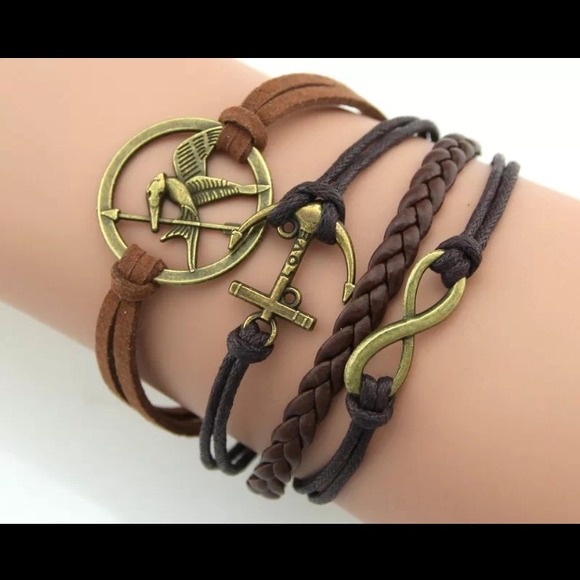 New Anchor love, Infinity, Hanger Games Bracelet
