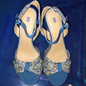 Nordstrom BP. Flowery wedge sandals Nordstrom BP. Flowery wedge sandals