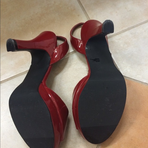 Ruby Red Pumps! - Picture 3 of 3