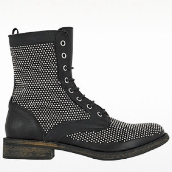 Lemare Italy unisex studded moto biker boots 36 - Picture 4 of 10