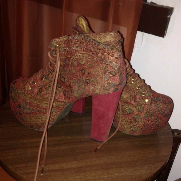 Jeffrey Campbell Cranberry Lita Boots