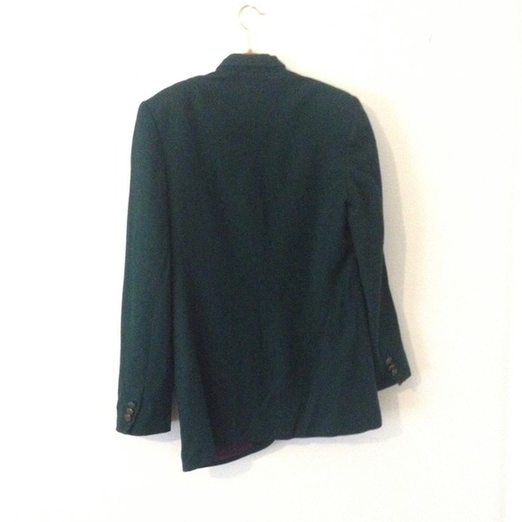 Vintage & Oversized Forest Green Blazer - Picture 2 of 2