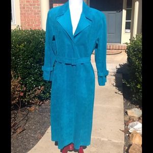 1970's Lilli Ann Ultrasuede Trench Coat
