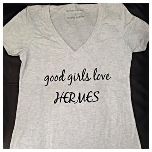 Fashion Tee "Good Girls Love Hermes"