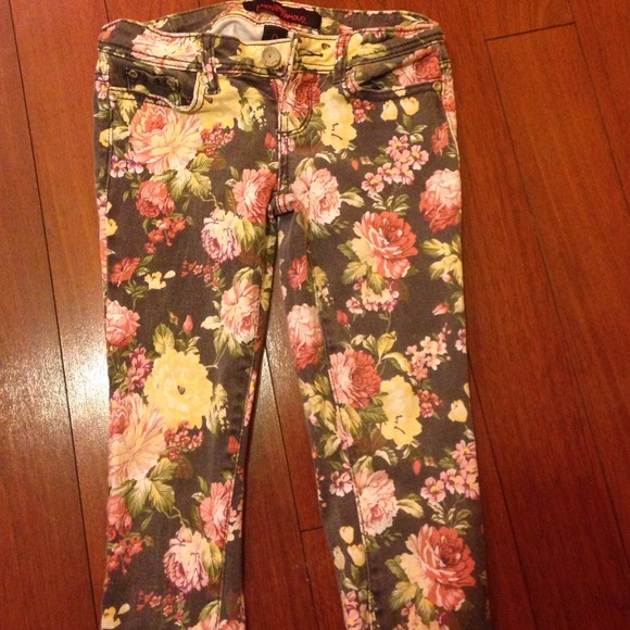 Floral skinny jeans - Picture 2 of 3