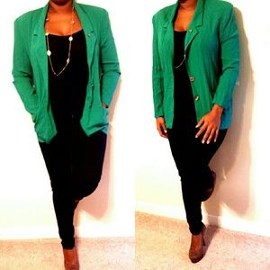 Vintage green blazer