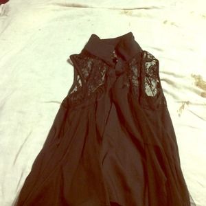 Button up sleeveless top