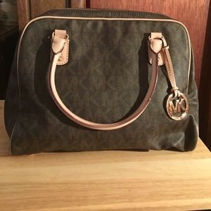 Signature Michael Kors Large Satchel Bag