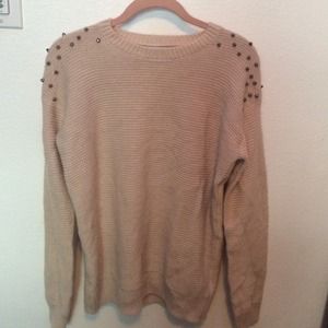 pink spiked Forever 21 sweater