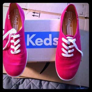 Hot pink Keds, worn once for Halloween