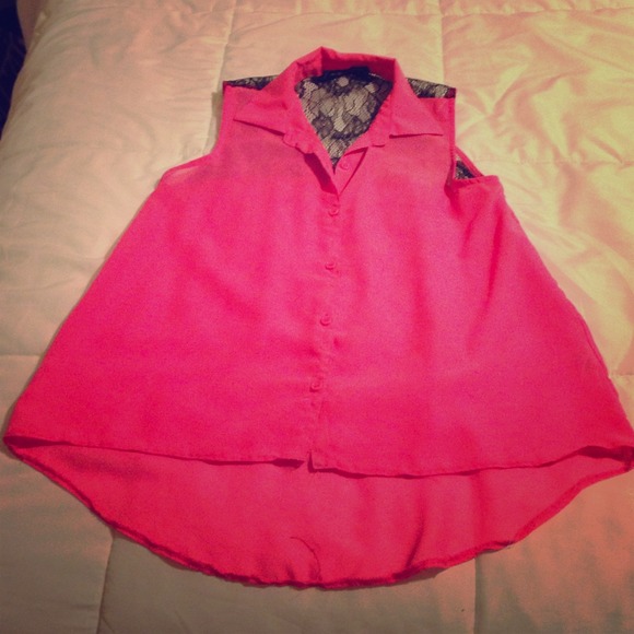 Final Price - Hot Pink High-Low Shirt