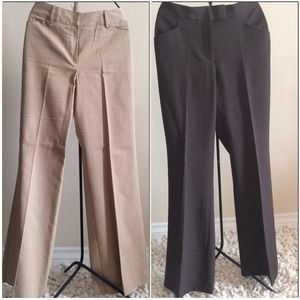 🔥SALE Bundle Tan and dark brown dress pants