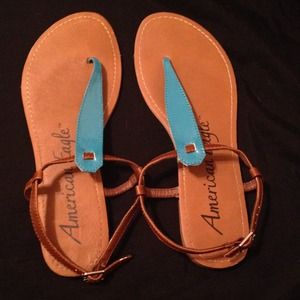 Blue Sandals
