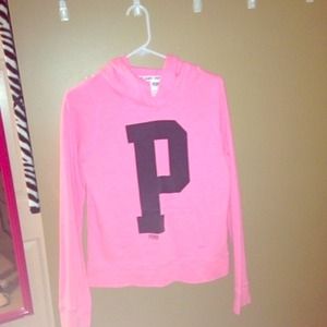 Hoodie from pink