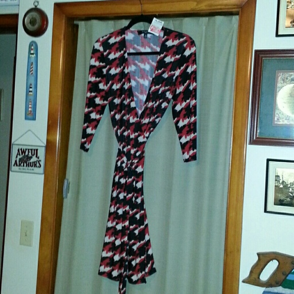 Nine West Faux Wrap Dress